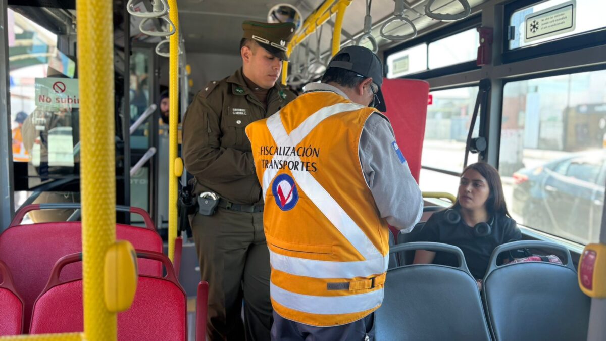 Primera fiscalización a buses eléctricos en la conurbación arrojó solo un 3% de evasión