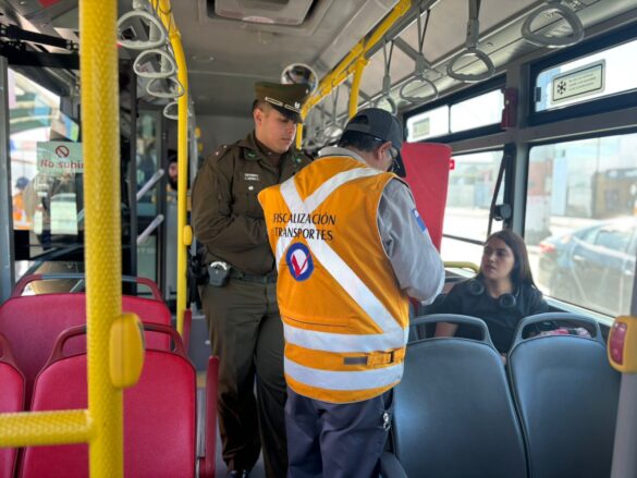 Primera fiscalización a buses eléctricos en la conurbación arrojó solo un 3% de evasión
