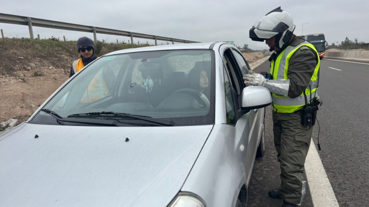 Plan calles protegidas MTT y Carabineros refuerzan fiscalización en la ruta 43