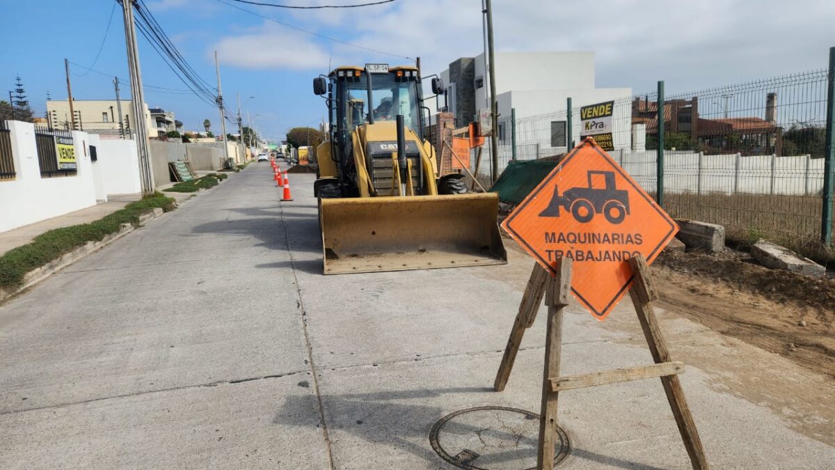 Más de un 50% de avance presentan las obras de ampliación de redes de Aguas del Valle en Coquimbo
